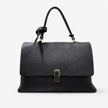 Geanta dama din Piele Naturala Neagra Milano