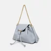 Geanta dama Piele Natural Blue Dalia picture - 3