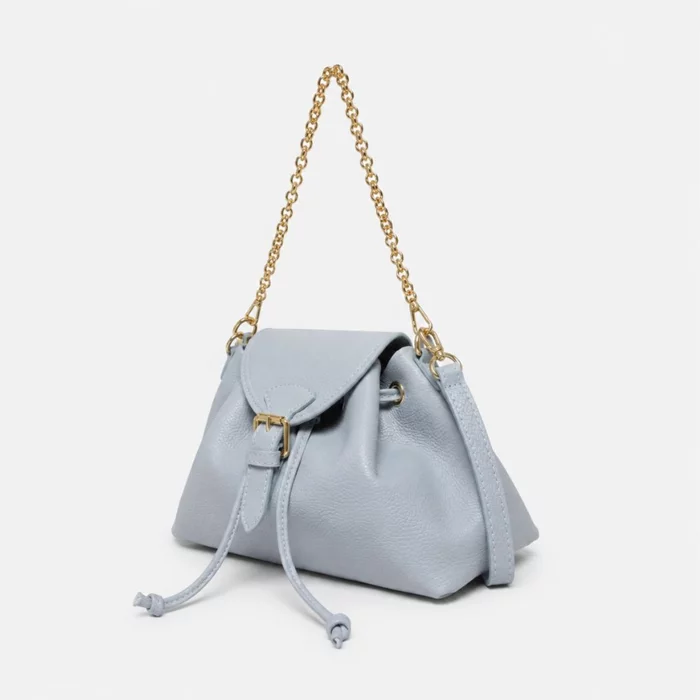 Geanta dama Piele Natural Blue Dalia picture - 3