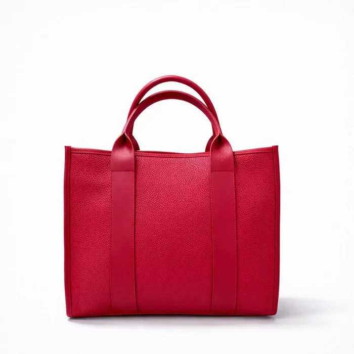 Geanta dama Piele Naturala bizon Rosu Icon picture - 2