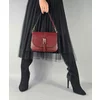Geanta dama Piele Naturala Bordo Lolita