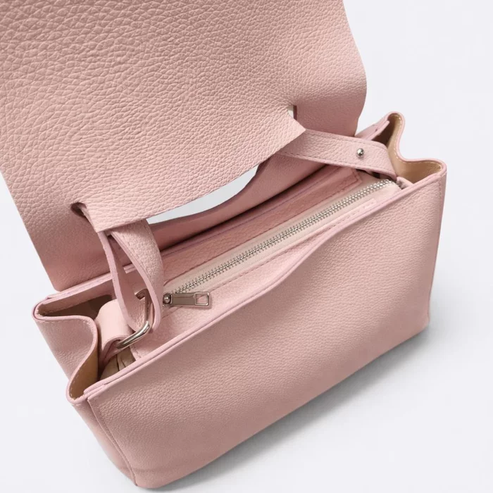 Geanta dama Piele Naturala Roz pudra Paloma picture - 4