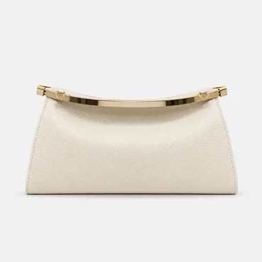 Geanta dama tip clutch din Piele Naturala Crem Maestro