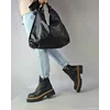 Geanta dama tip rucsac Piele Naturala Neagra Ilda