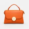 Geanta din Piele Naturala Orange Atelier picture - 1