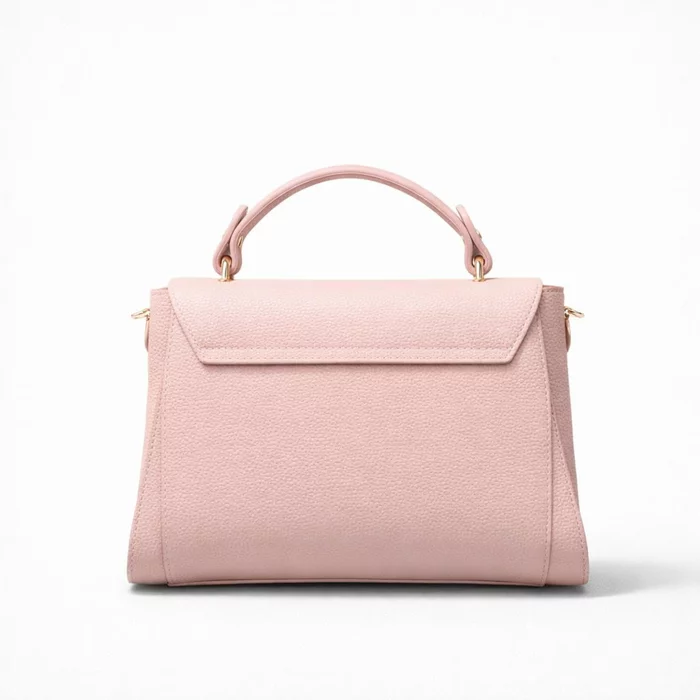 Geanta din Piele Naturala Roz Atelier picture - 4