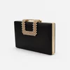 Geantă Elegantă Capri Neagră cu Cristale Aurii – Clutch de Lux pentru Evenimente Speciale picture - 3