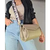 Geanta medie dama Piele Naturala Bej Fancy