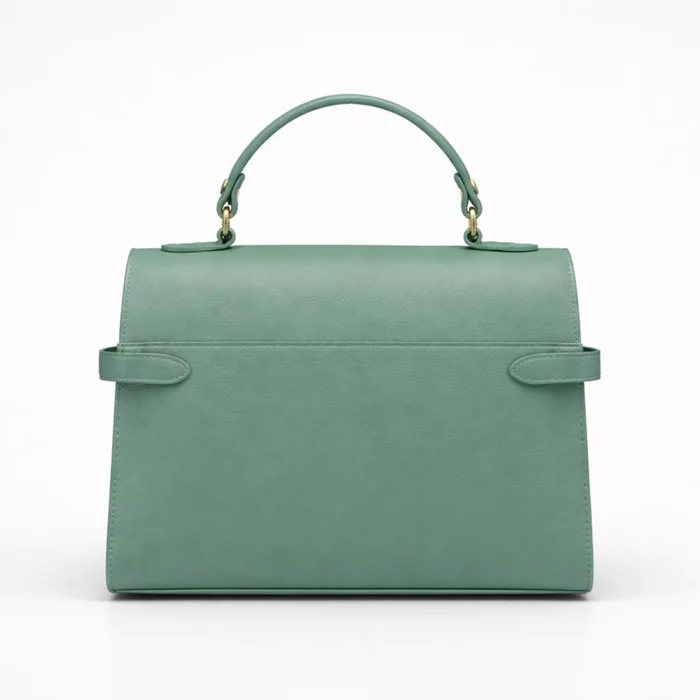 Geanta medie dama Piele Naturala Verde Solara picture - 3