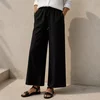 Pantaloni damă lejeri negri talie elastică mărime universală picture - 1