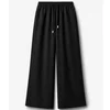 Pantaloni damă lejeri negri talie elastică mărime universală picture - 2