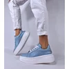 Pantofi casual Piele Naturala Albastri Barni