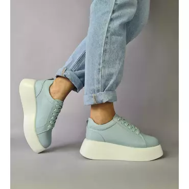 Pantofi casual Piele Naturala albastri Boldi