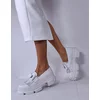 Pantofi casual Piele Naturala Albi Emerald