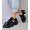 Pantofi casual Piele Naturala Amos Negri