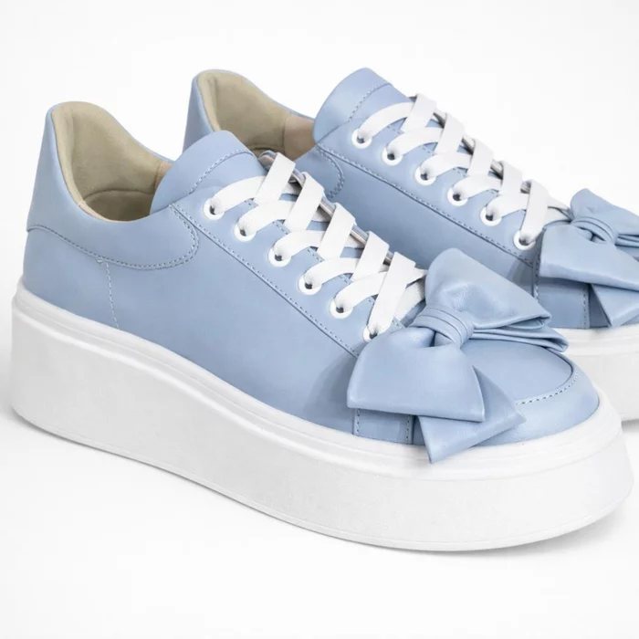 Pantofi casual Piele Naturala Blue Barni B picture - 4