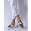 Pantofi casual Piele Naturala Blue cu Maro Nosy