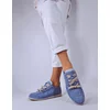 Pantofi casual Piele Naturala Blue cu siret Celio