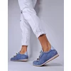 Pantofi casual Piele Naturala Blue cu siret Celio