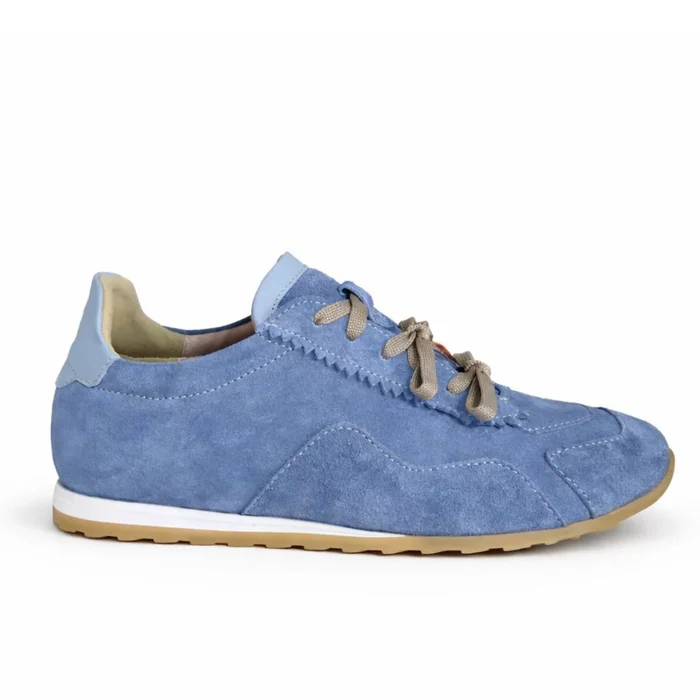 Pantofi casual Piele Naturala Blue cu siret Celio picture - 3