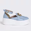 Pantofi casual Piele Naturala Blue Garkony Selene Blue picture - 2