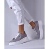 Pantofi casual Piele Naturala box Gri Barni