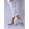 Pantofi casual Piele Naturala box Gri Barni