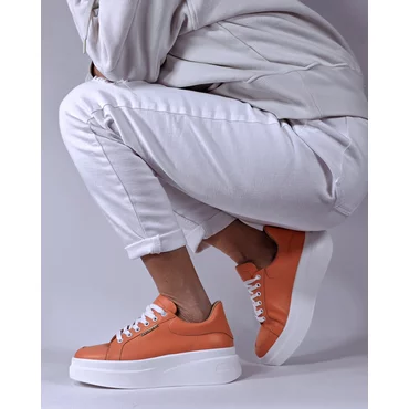 Pantofi casual Piele Naturala Corai Barni