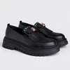 Pantofi casual Piele Naturala Negri Emerald picture - 1