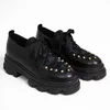 Pantofi casual Piele Naturala Negri Luke picture - 1