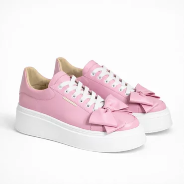 Pantofi casual Piele Naturala Roz Barni B