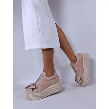 Pantofi casual Piele Naturala Roz Porto B