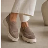 Pantofi casual Piele Naturala velur Bej cipria Arven picture - 1
