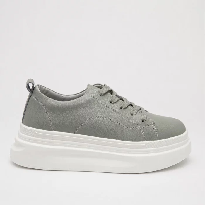 Pantofi casual Piele Naturala Verde salvie Ora picture - 2