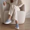 Pantofi casual platforma Piele Naturala Blue Fresh picture - 3
