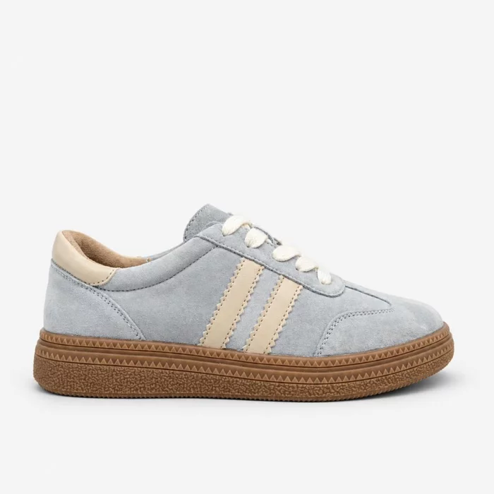 Pantofi casual sport Piele Naturala Gri Lumi picture - 2