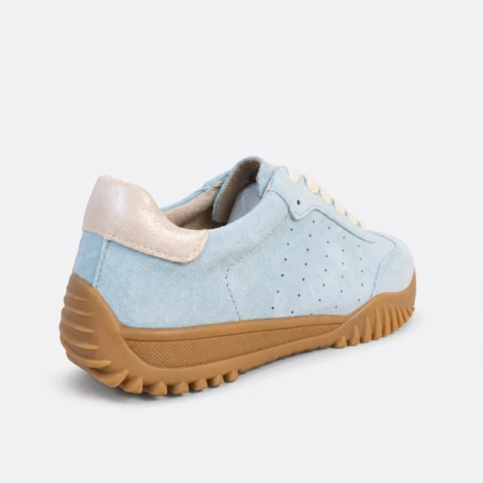 Pantofi casual sport Piele Naturala Turcoaz Drift picture - 3