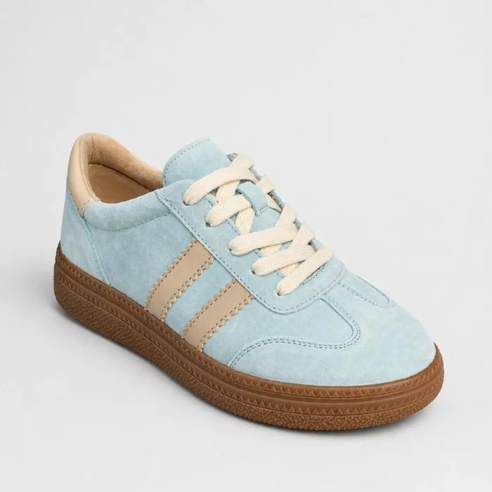 Pantofi casual sport Piele Naturala Turcoaz Lumi picture - 4