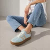 Pantofi casual sport Piele Naturala Turcoaz Lumi picture - 3