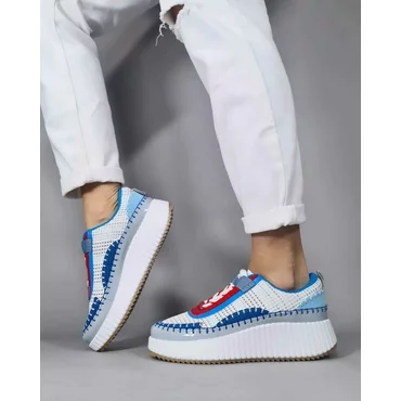 Pantofi dama casual Multicolori cu albastru Keila