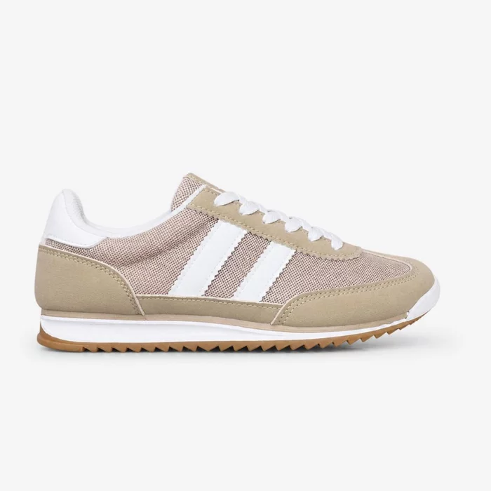 Pantofi dama casual sport textil Bej Flex picture - 2