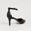 Pantofi dama eleganti Piele Naturala Negri cu toc mic Alira picture - 5