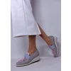 Pantofi dama Piele Naturala Gri cu Blue Oldy