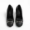 Pantofi dama Piele Naturala Negri cu accesorii Tasha picture - 4