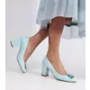 Pantofi dama Piele Naturala verde Ariana