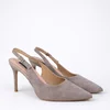 Pantofi dama stiletto Piele Naturala Taupe Garkony Belle picture - 4