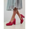 Pantofi rosii din piele naturala Ameli
