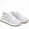 Pantofi sport din Piele Naturala perforata Albi Flow picture - 4