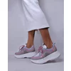Pantofi sport Piele Naturala Albi cu Roz Selina