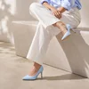 Pantofi stiletto Piele Naturala Blue Aylin picture - 3